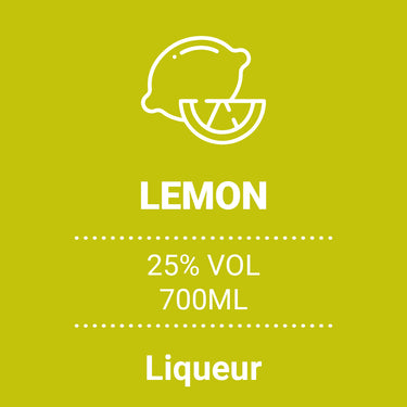 Dolce Cilento Limoncello, 700ml, 25% (4 Medals) Lemon Liqueur - Dolce Cilento Meloncello Limoncello